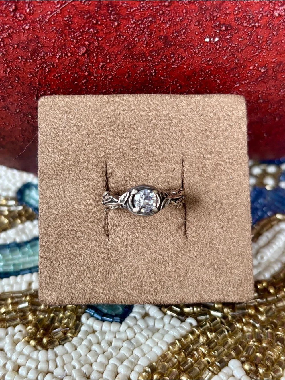 Silver Tree Branch Band Nature Woodland Boho Vine Hippie Engagement Ring Promise